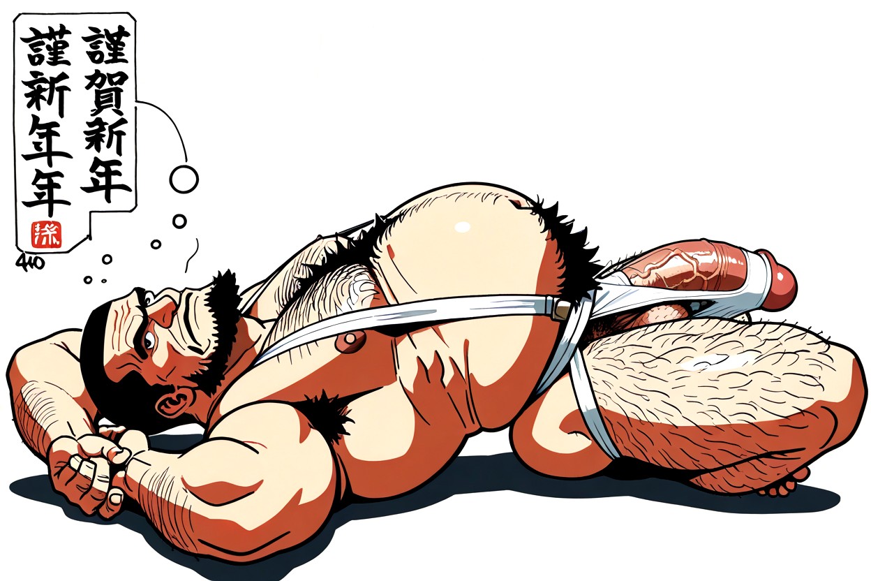 Man, 男孩子氣, White Suspenders Perfectly Connected To Jockstrap AI同性戀黃片