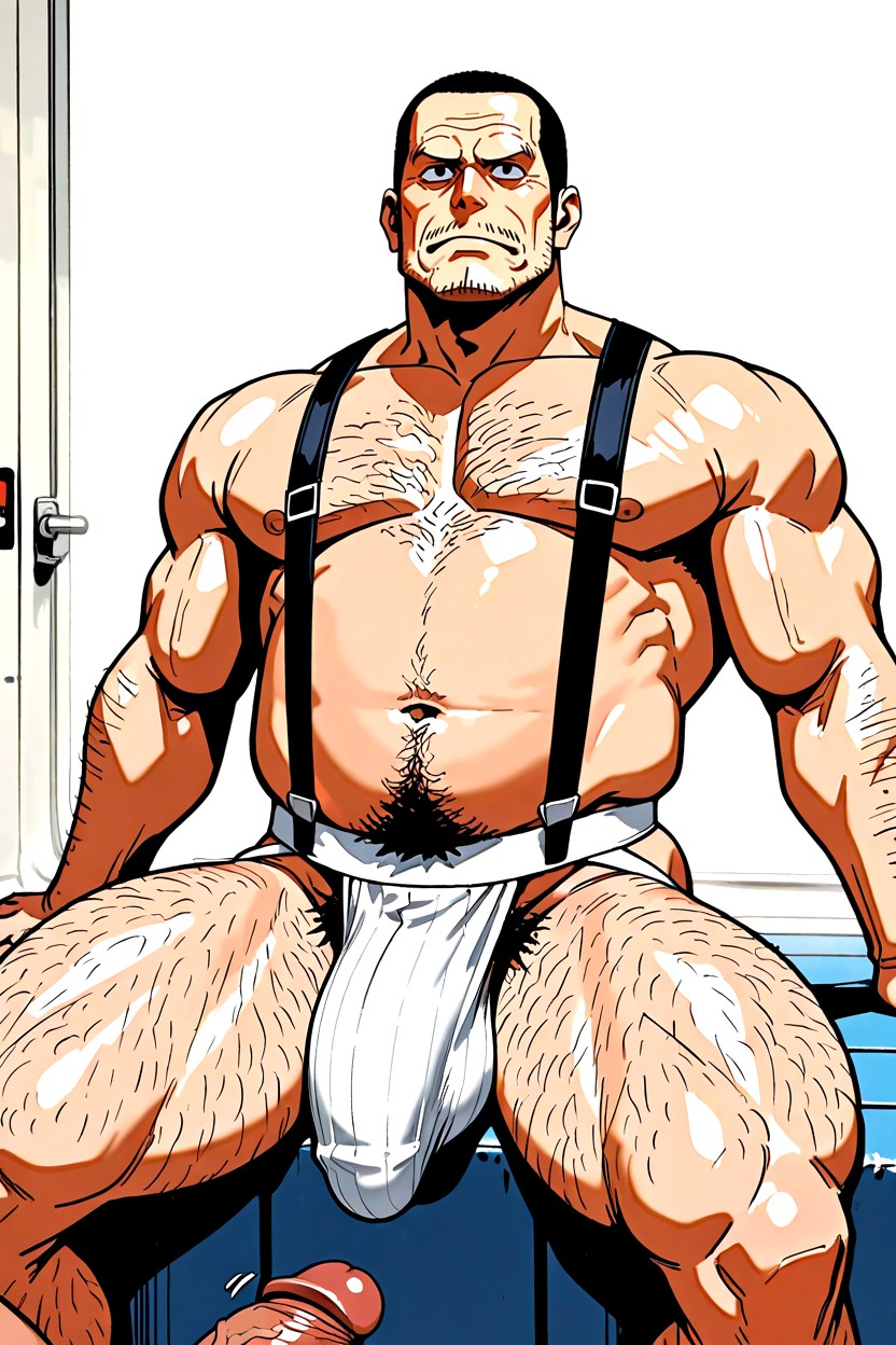 Excessively Hairy Belly, Curly Body Hairs Everywhere, Excessive Body Hair Porno IA Gay