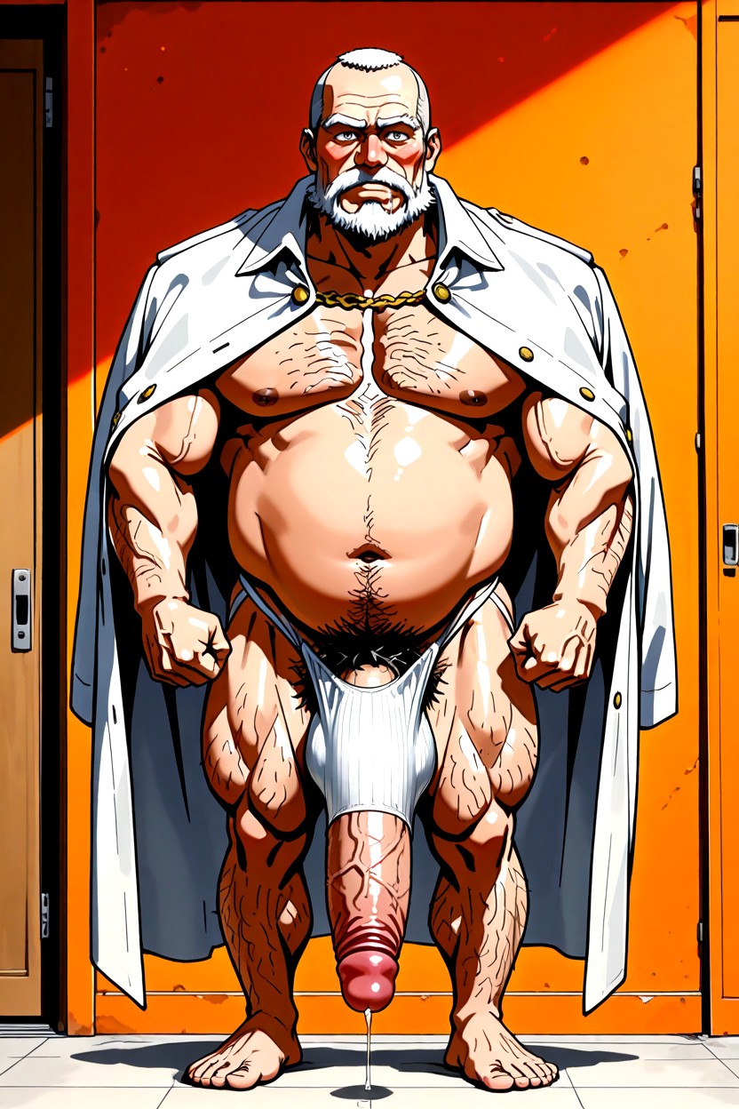 Naked Besides Slingshot Jockstrap, スリングショットビキニ, Man ゲイAIポルノ