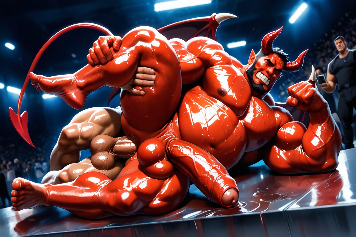 Strong Lines, Dynamic Angle, Demons Having Gay Sex AI同性戀黃片