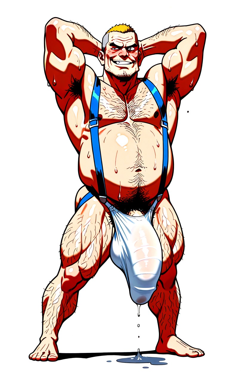 Horny, ベリーショートヘア, 口を開けたまま ゲイAIポルノ