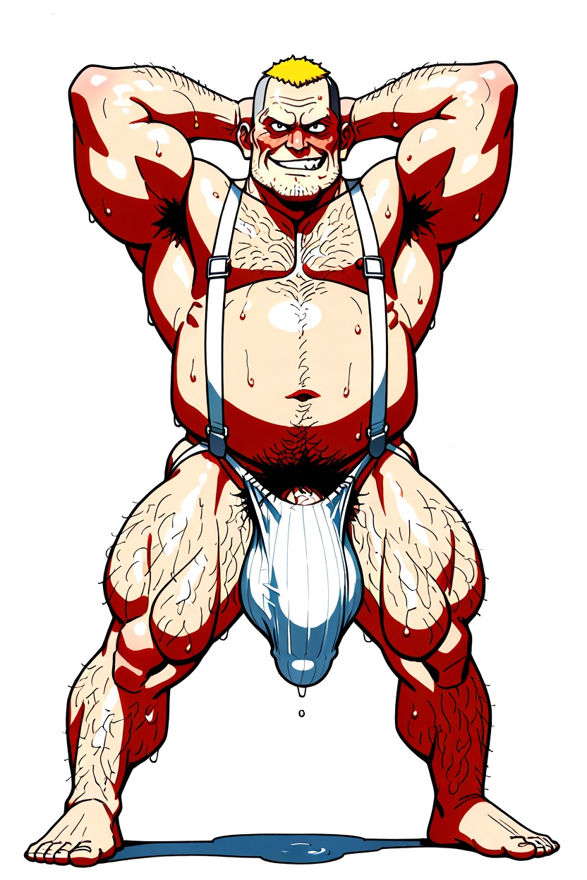 Strong Jaw, Corduroy Texture Bulge, Pénis De Pónei Pornografia gay com IA