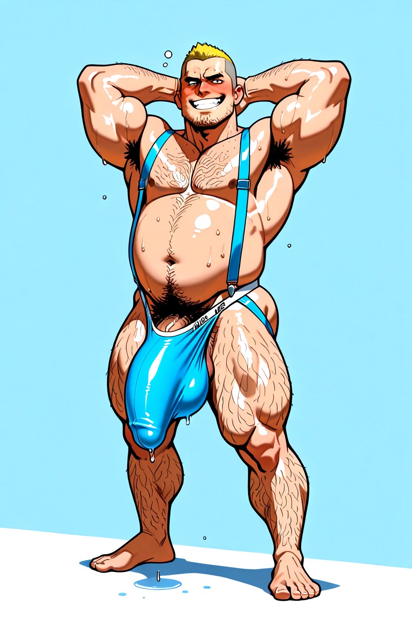 北歐人, Horny, Penis Shaft Sagging Excessively Far Down Within Underwear Stretching AI同性戀黃片