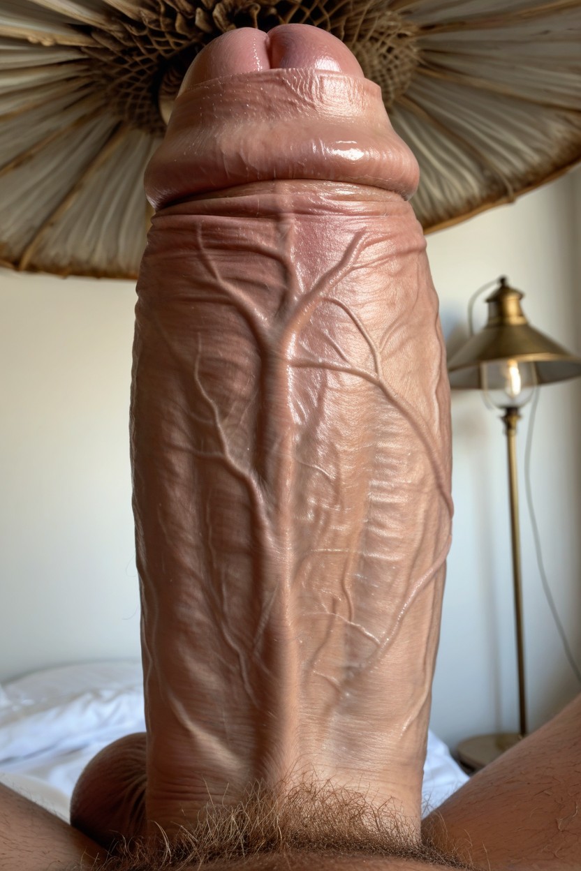Mushroomshaped Cock, Monster Cock, Crotch Level ゲイAIポルノ