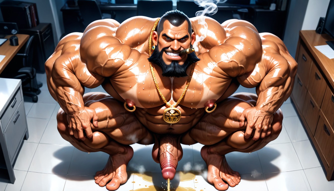 Muscle Structure, Textured, Low Hanging Balls ゲイAIポルノ