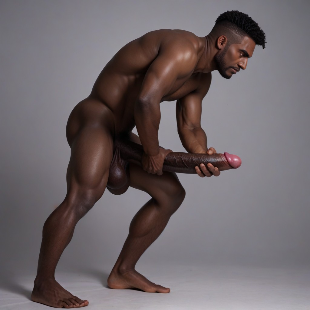 Black Skin, 18+, Thick Medial Ring 게이 AI 포르노