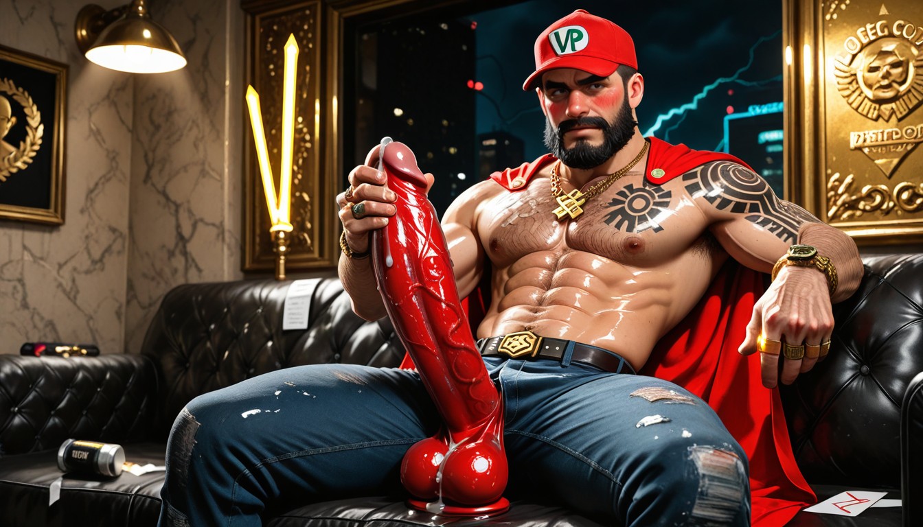Vipnp Luxury Club, Ball Cap, Fun AI Gay Porn