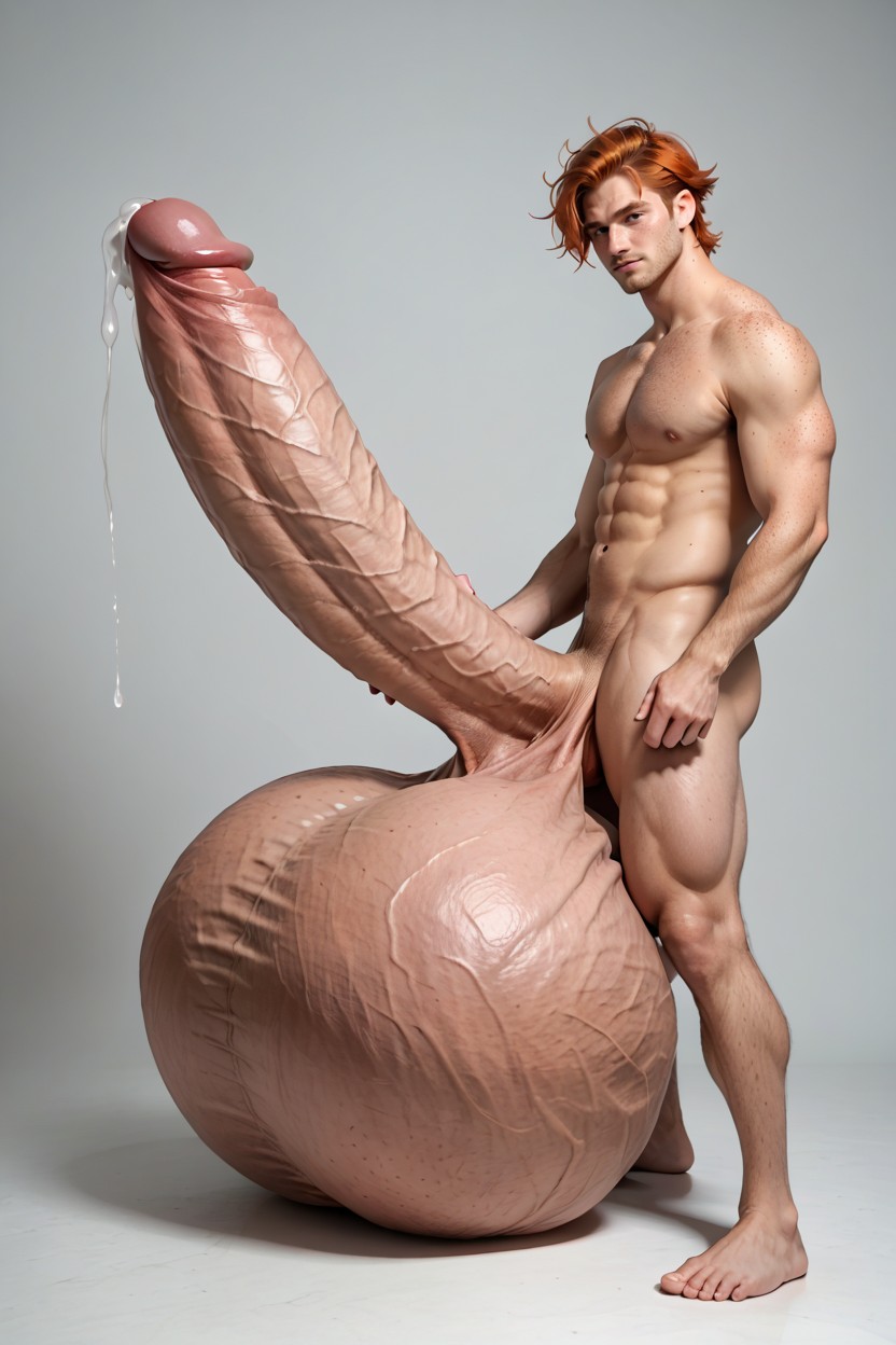 單人圖, Oversized Hyper Gigantic Penis, Oversized Hyper Balls AI同性戀黃片