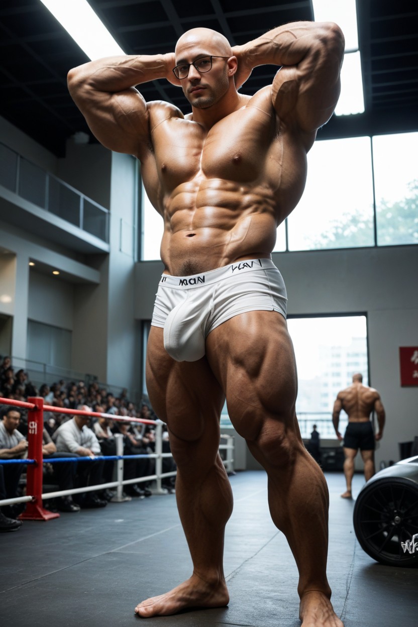 버블 버트, 낮은 각도, Side View 게이 AI 포르노