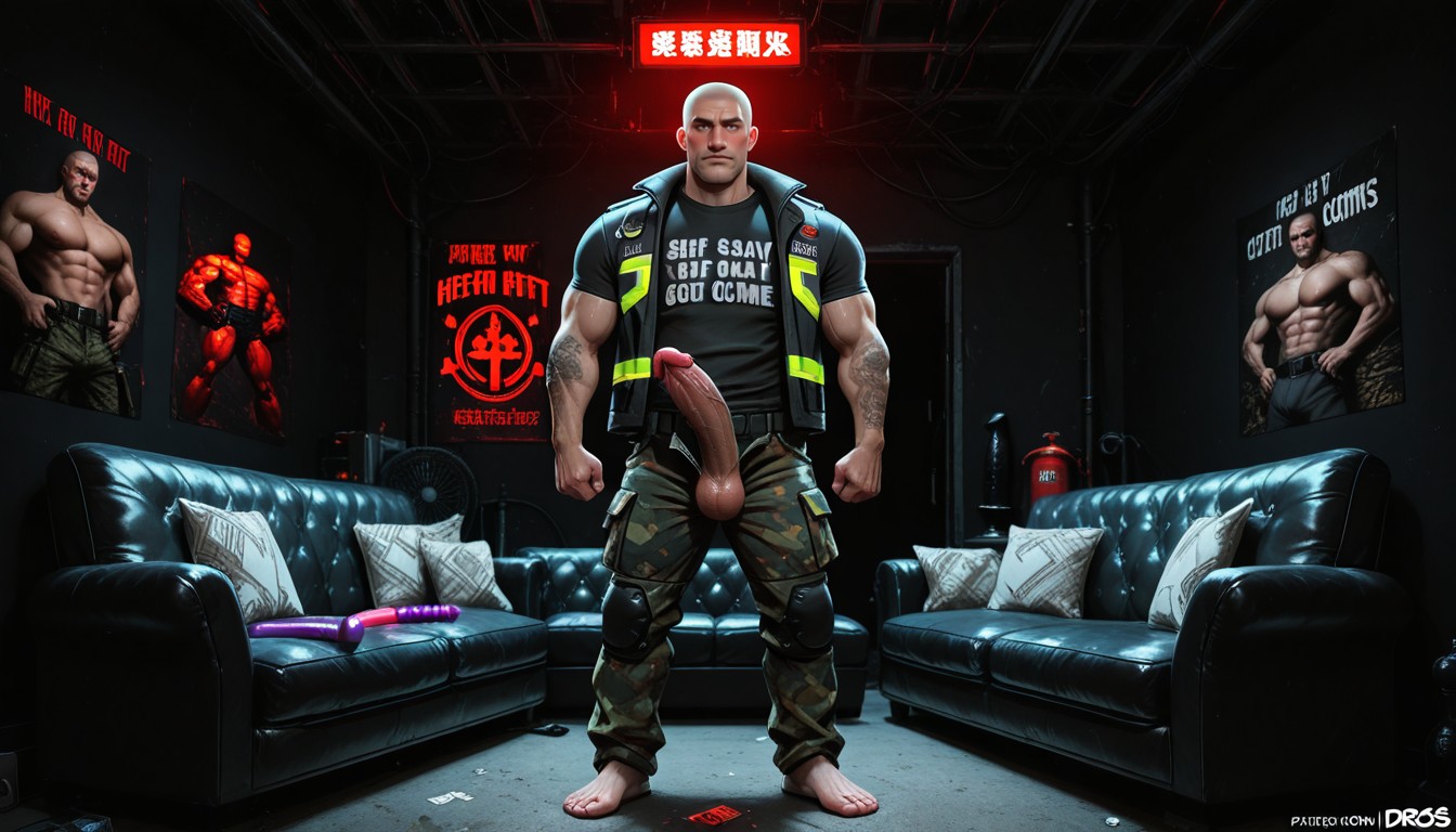 Black Background, Leather Couch, Dildo Covered In Cocaine AI同性戀黃片
