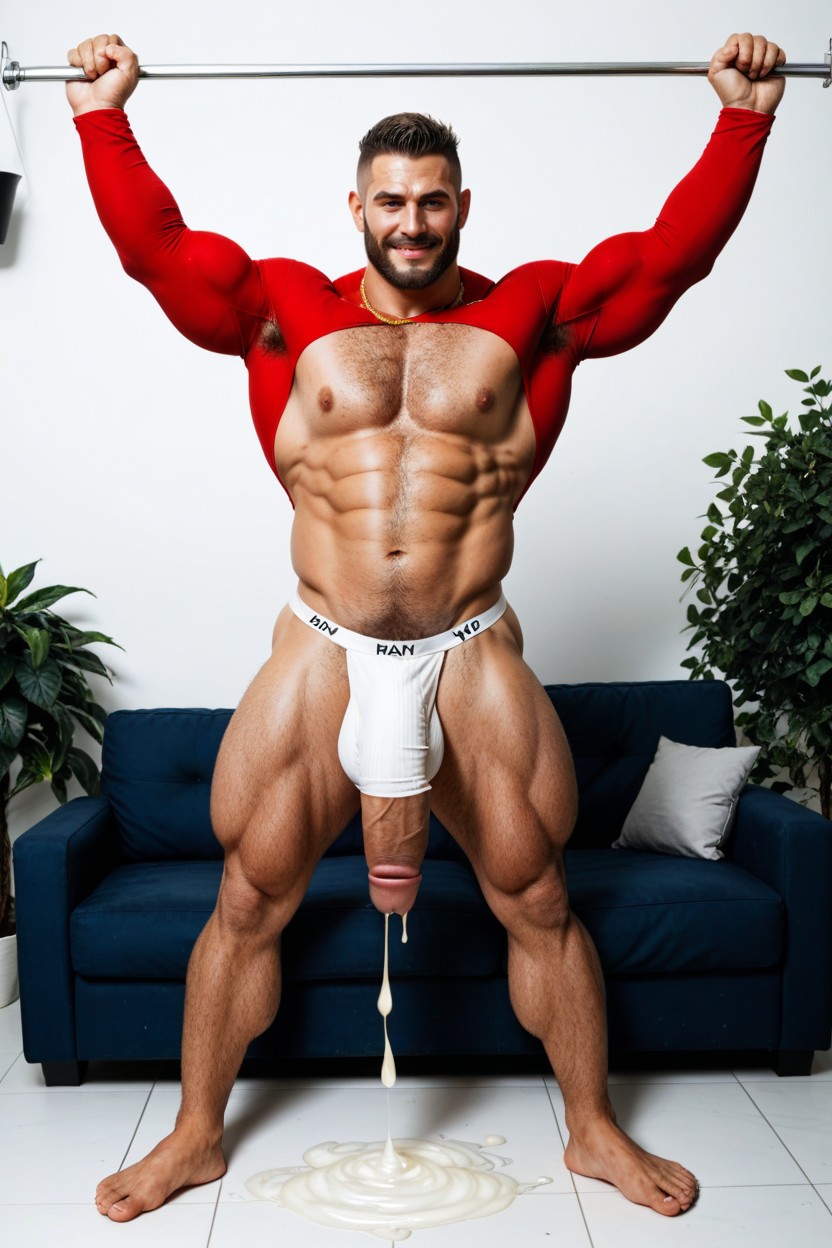小馬阴茎, Muscle Gut Body, 难以置信的超长阴茎 AI同性戀黃片