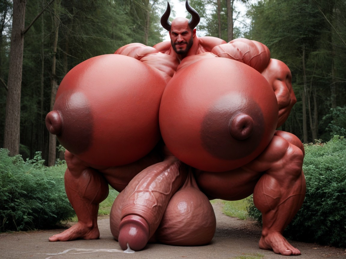 Two Gay Red Devils, 望向觀眾, Obsessive Growth AI同性戀黃片