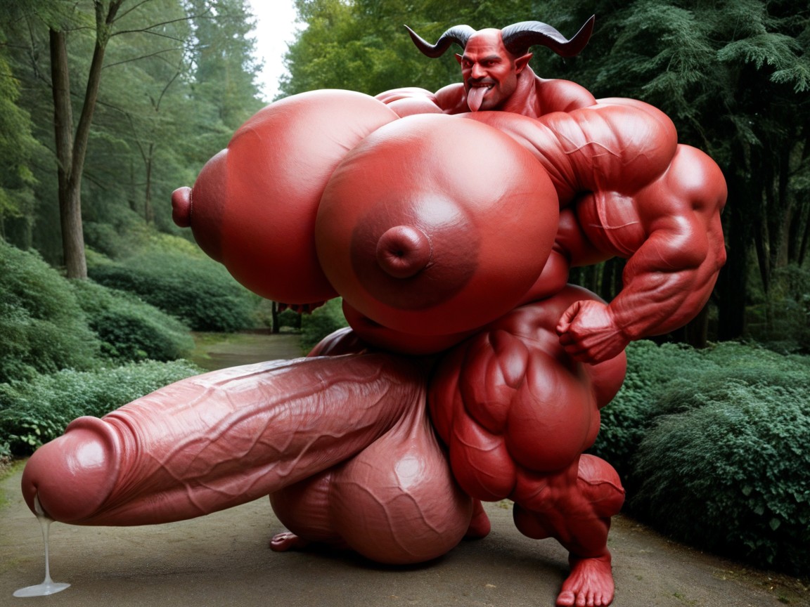 Olhando Para O Visualizador, Growth Hormone Pumped Muscles, Obsessive Growth Pornografia gay com IA