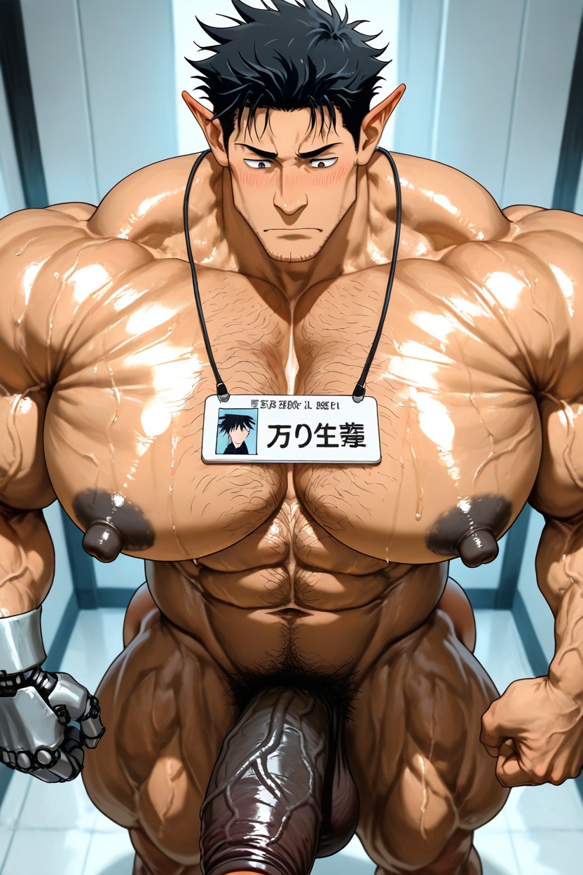 Boulder Shoulders, 하향식, Stubble 게이 AI 포르노
