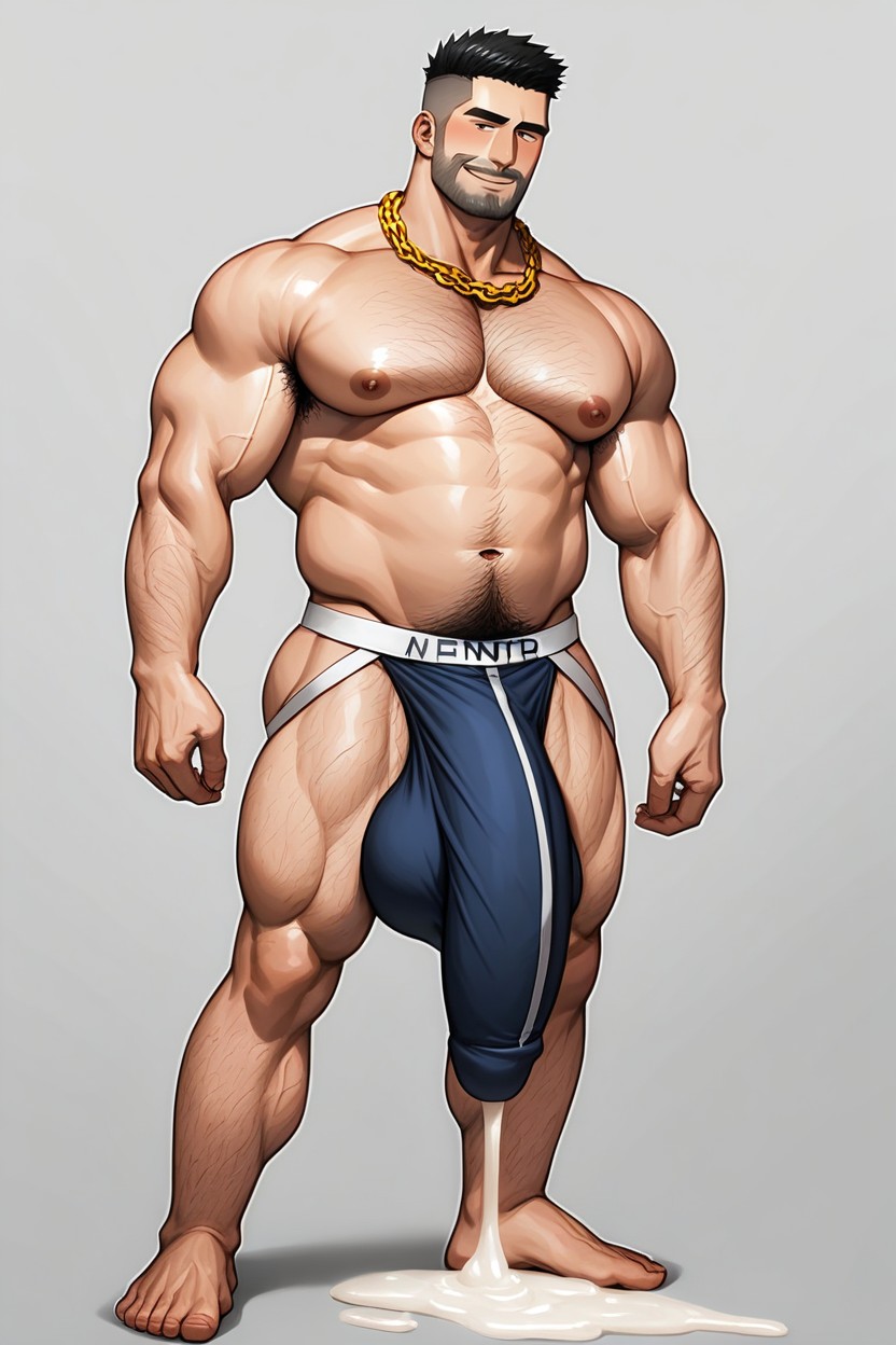 站立, 阴茎隆起, Penis Does Not Poke Out Of Jockstrap AI同性戀黃片