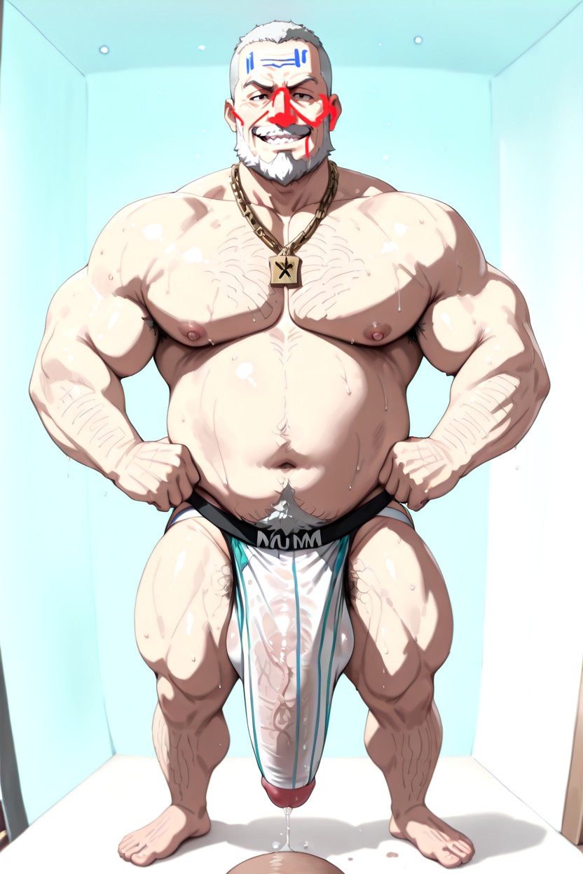 男孩子氣, Muscle Gut Body, 难以置信的超长阴茎 AI同性戀黃片