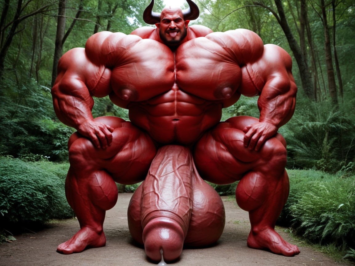 Hyper Red Skin, On Steroids, 超大肌肉 AI同性戀黃片