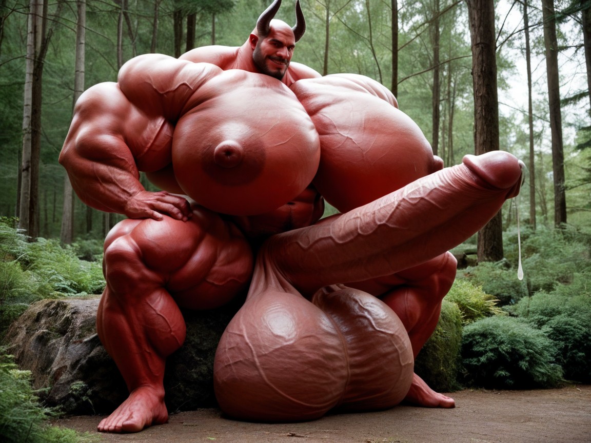 阴茎比身体大, Hyper Massive Oversized Muscles, 發騷 AI同性戀黃片