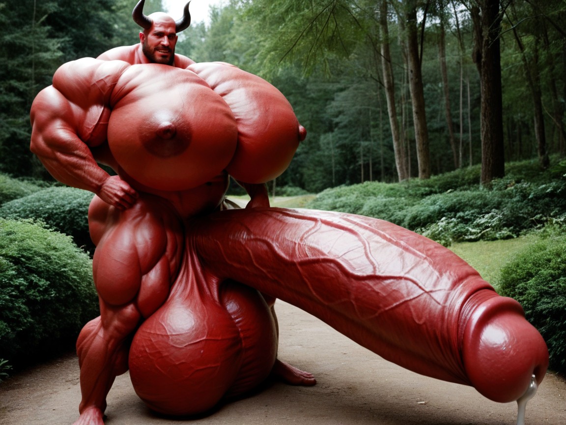 Hyper Muscle, Hyper Massive Oversized Muscles, Red Devil AI同性恋黄片