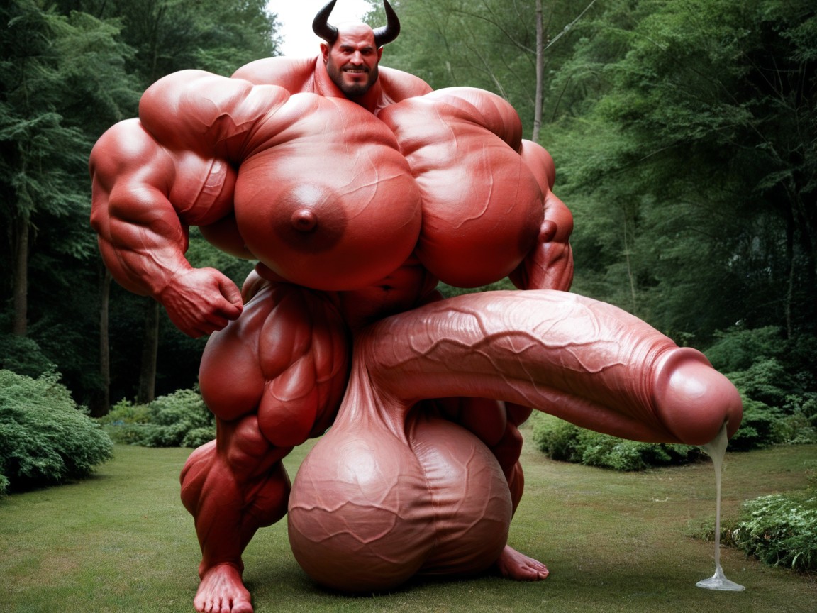 Большие Мышцы, Oversized Hyper Muscles, Oversized Hyper Muscles ИИ гей порно