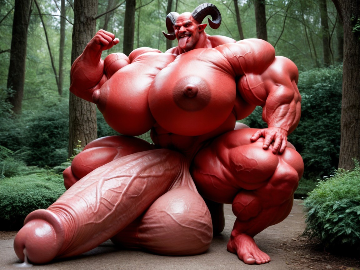 超大肌肉, Hyper Muscle, Massive Muscles AI同性戀黃片