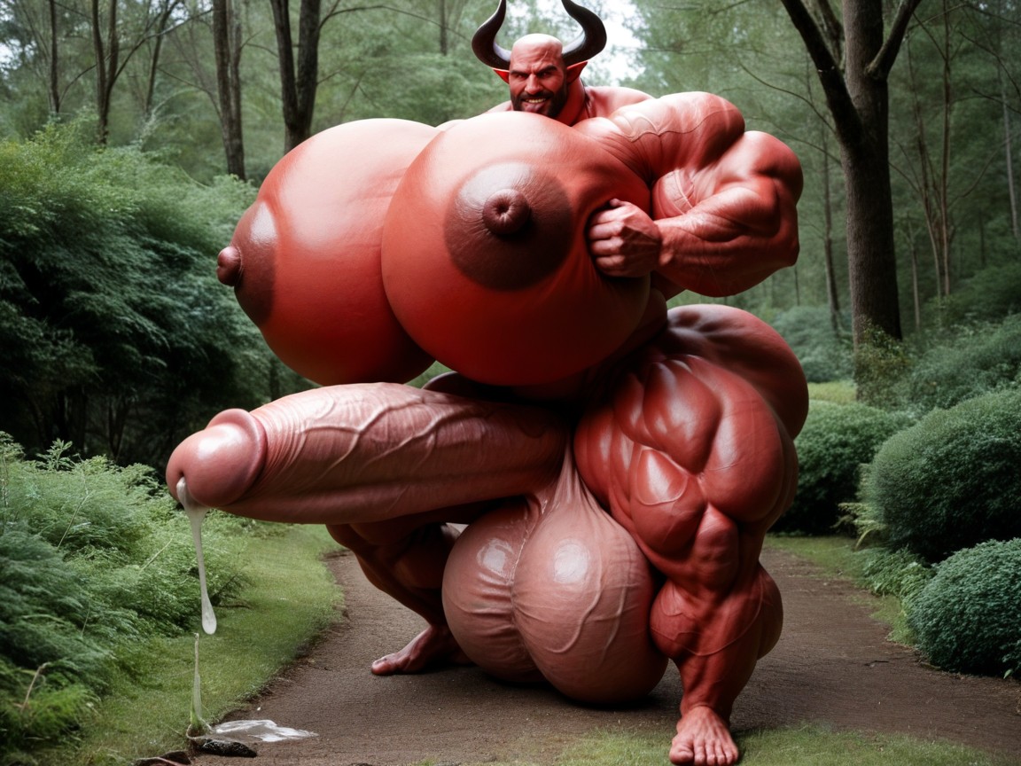 All Muscle Hyper Sized, Hyper Muscle, Extreme Massive Muscles AI同性戀黃片