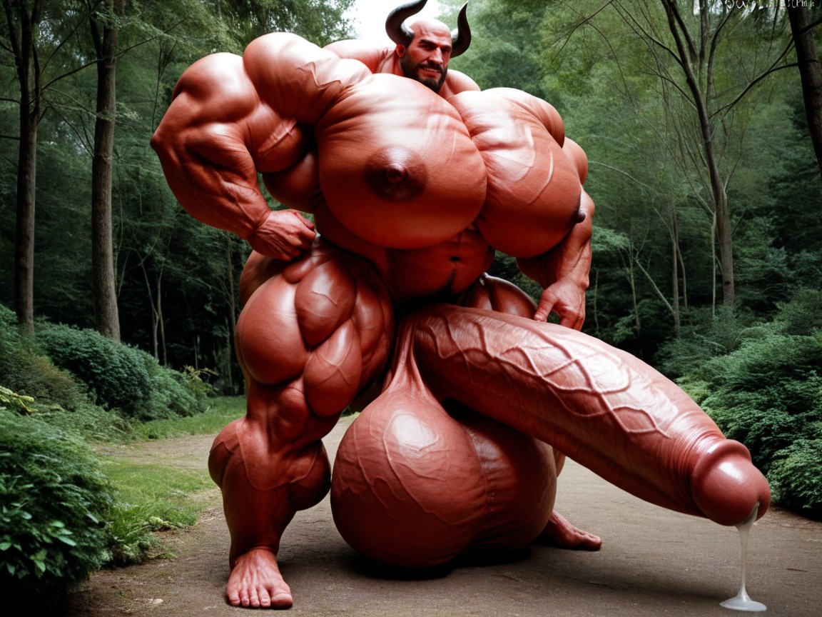 Exremely Red Skin, Hyper Muscle, Hyper Massive Balls Hang AI同性戀黃片