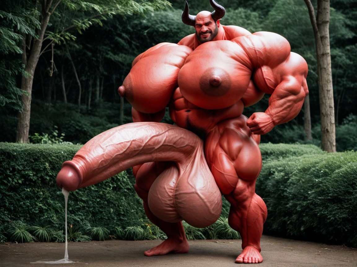 Oversized Hyper Gigantic Balls, Massive Oversized Hyper Balls, 18+ 게이 AI 포르노