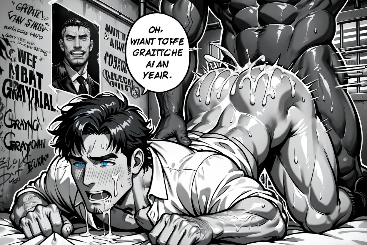 Bukake, Sound Effect, One Blond Cop Pornografia gay com IA
