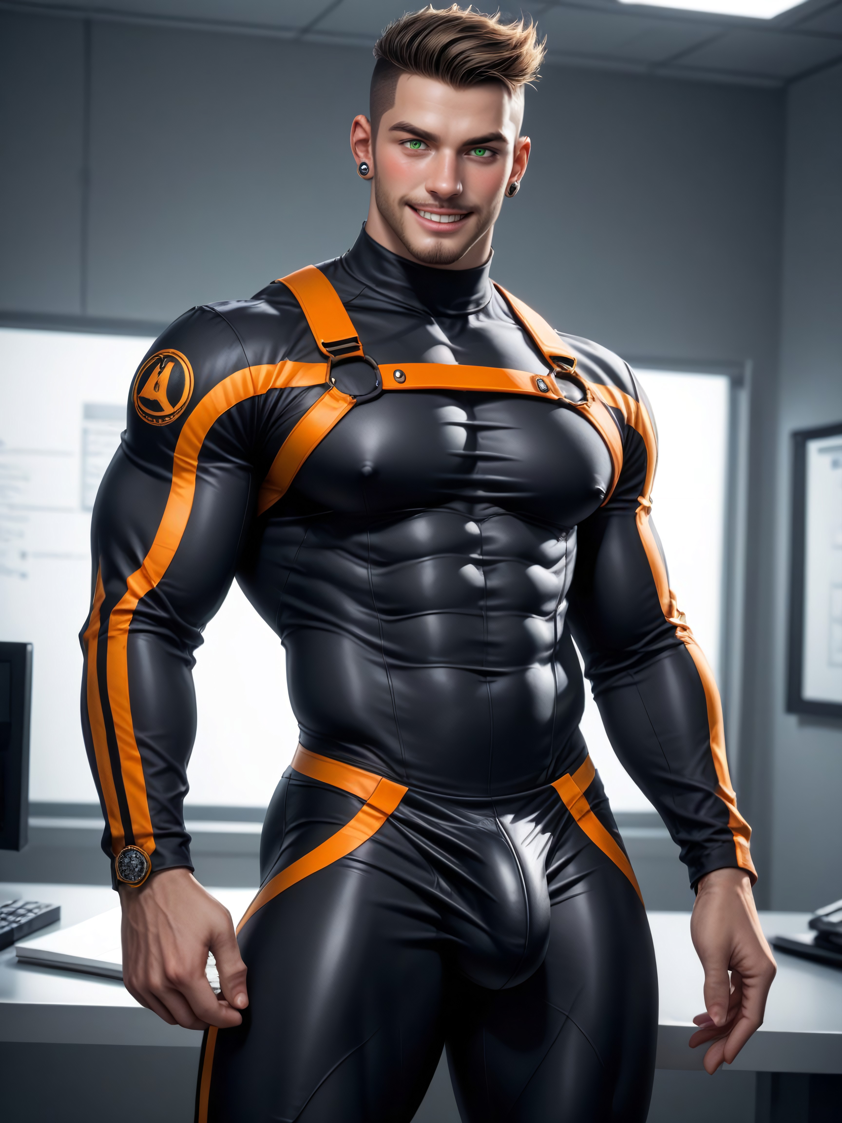 Night, Horny, Biohazard And Radiation AI Gay Porn