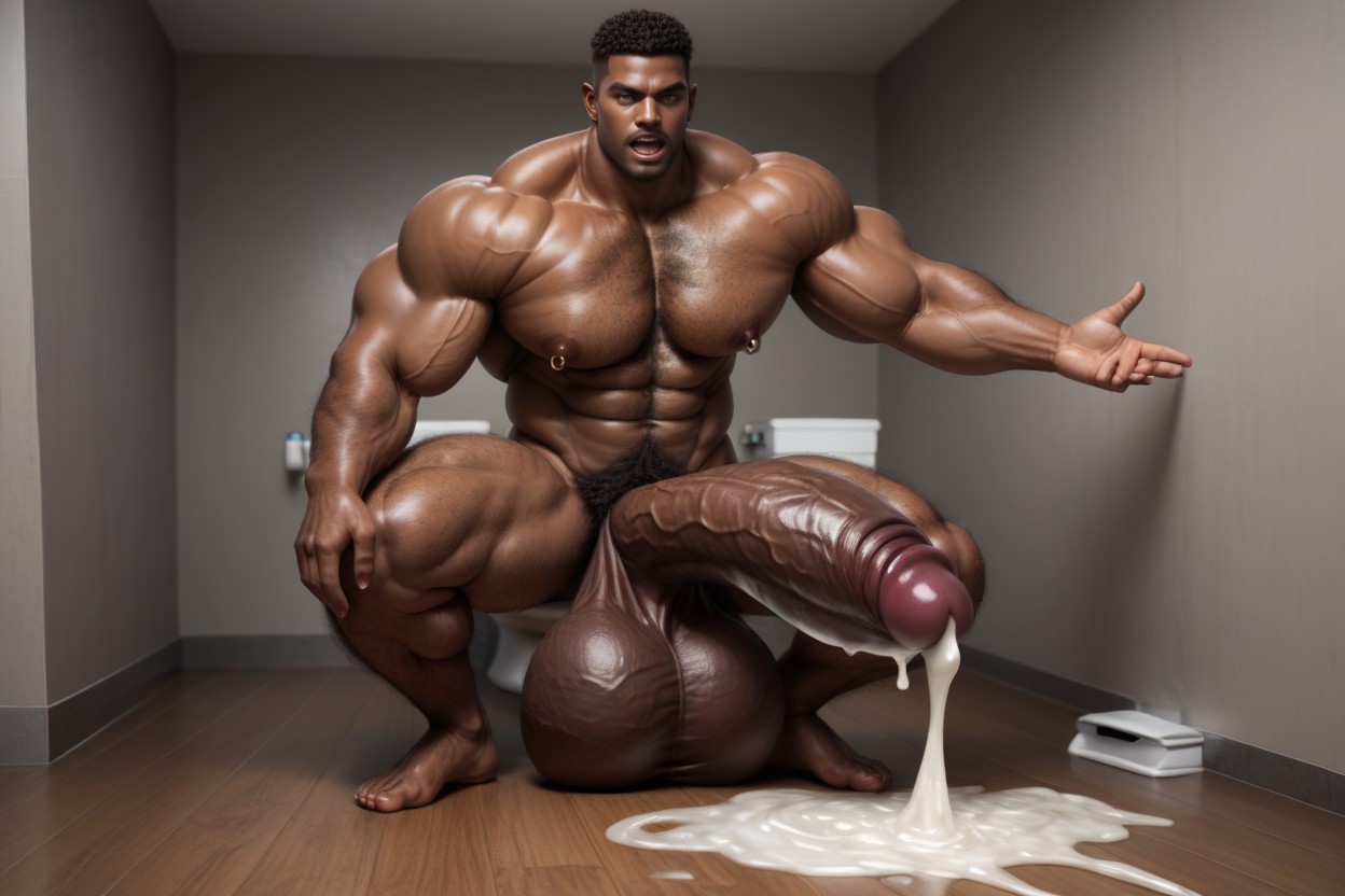 Person, Naked, Arms Down 게이 AI 포르노