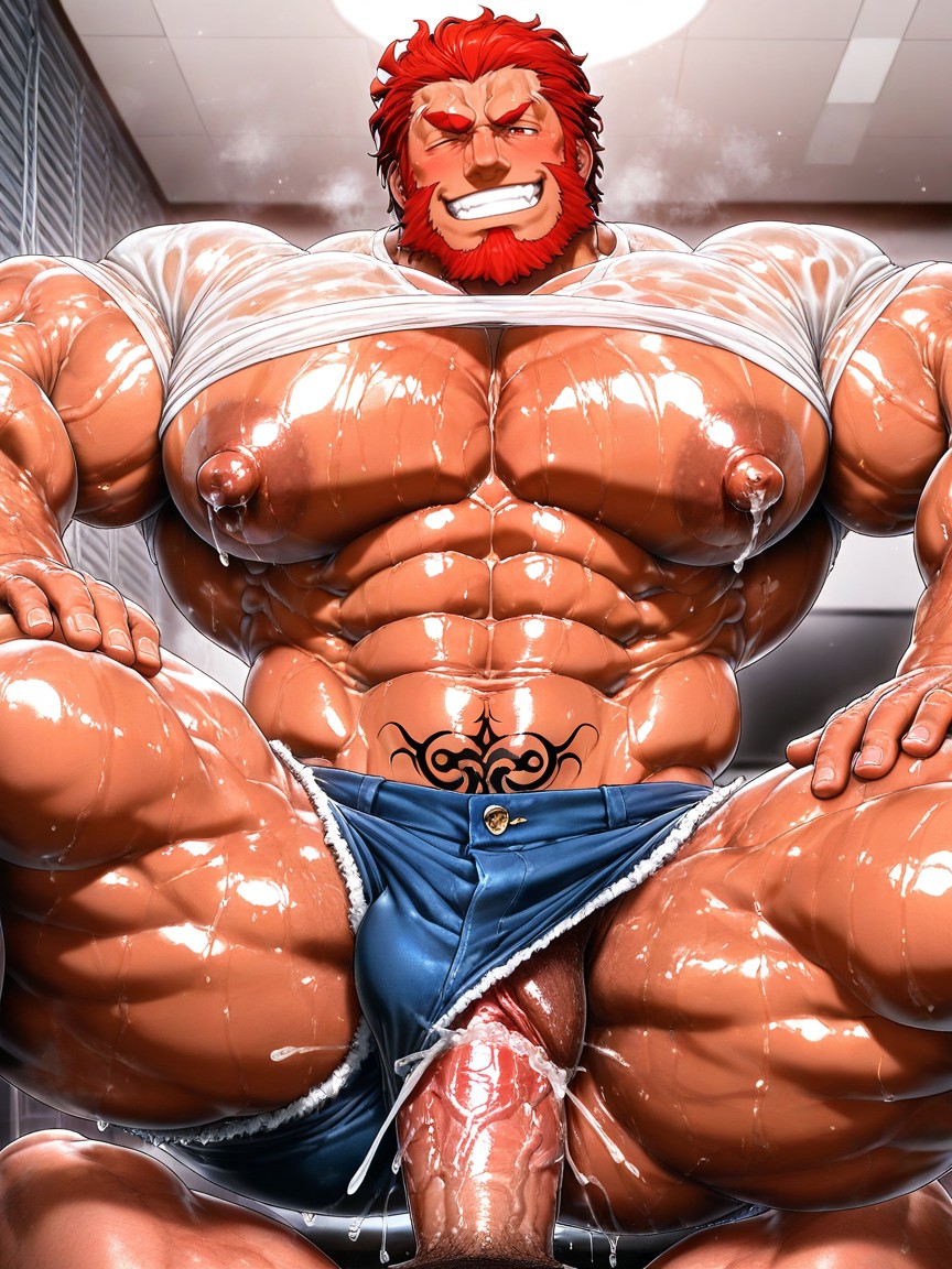 極端下半身沉重, Rokudenashi, Hyper Muscular Man Cunt AI同性戀黃片