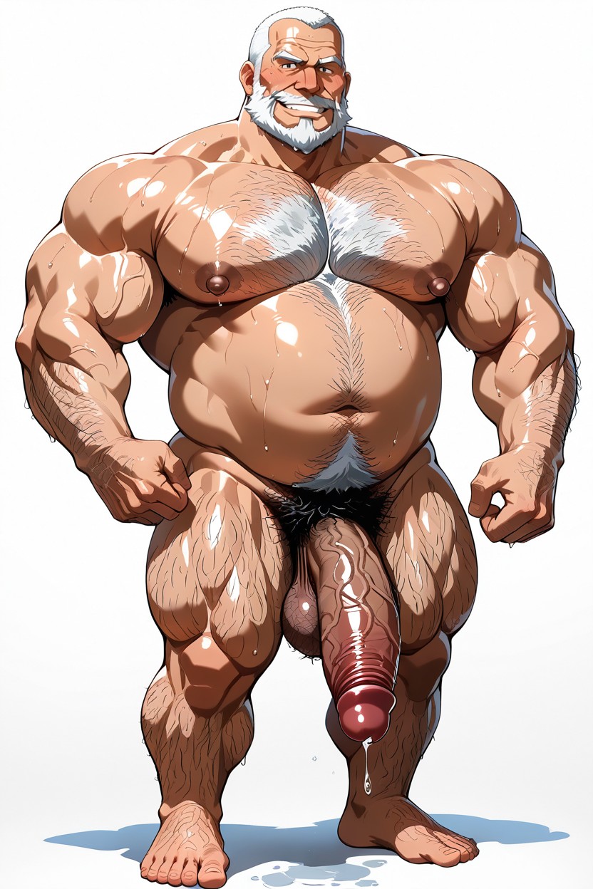 Excessive Pubic Hair, Isolated, Hyper Nipples ゲイAIポルノ