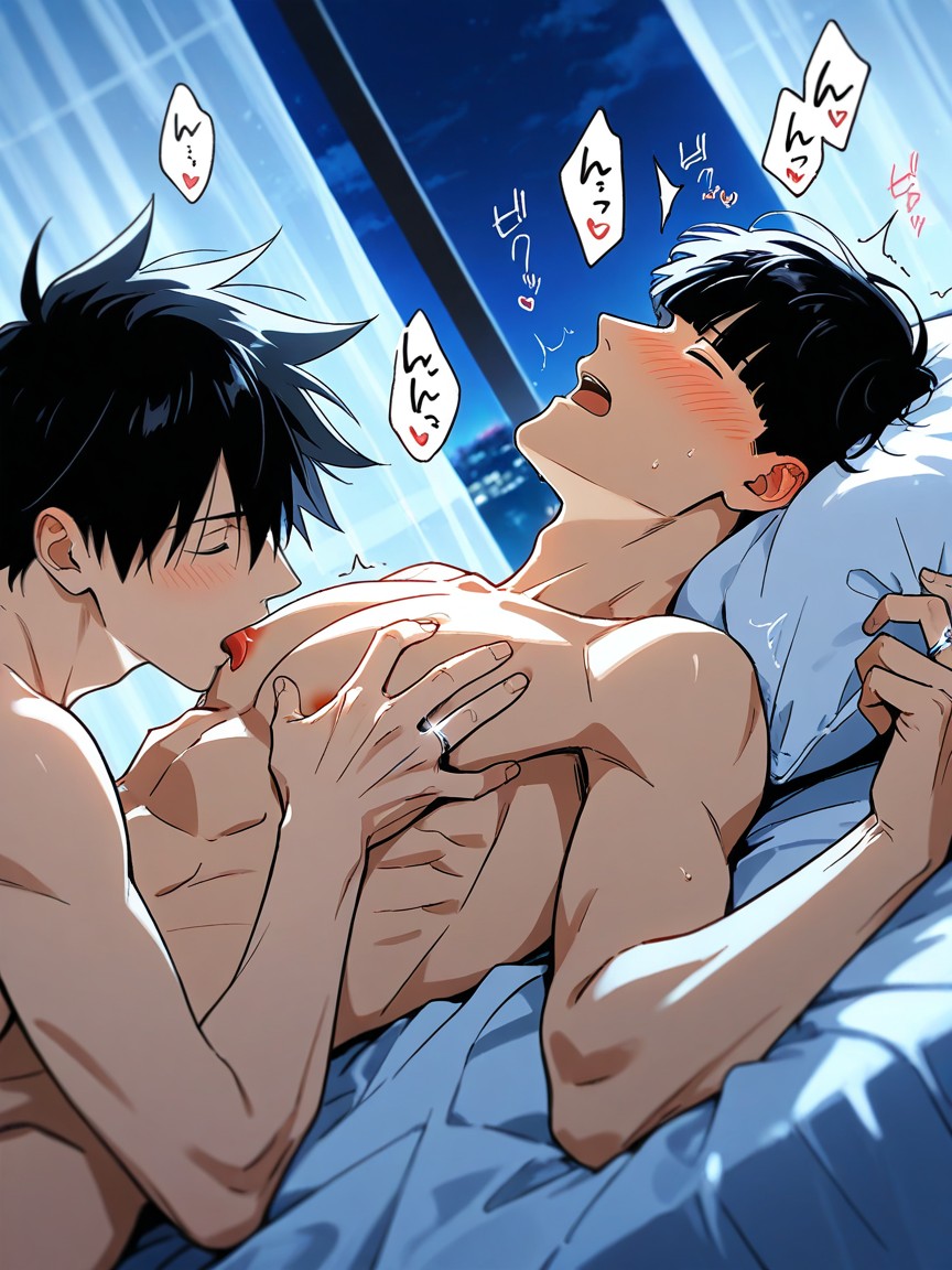 Lying On Back, Window, Dutch Angle ゲイAIポルノ
