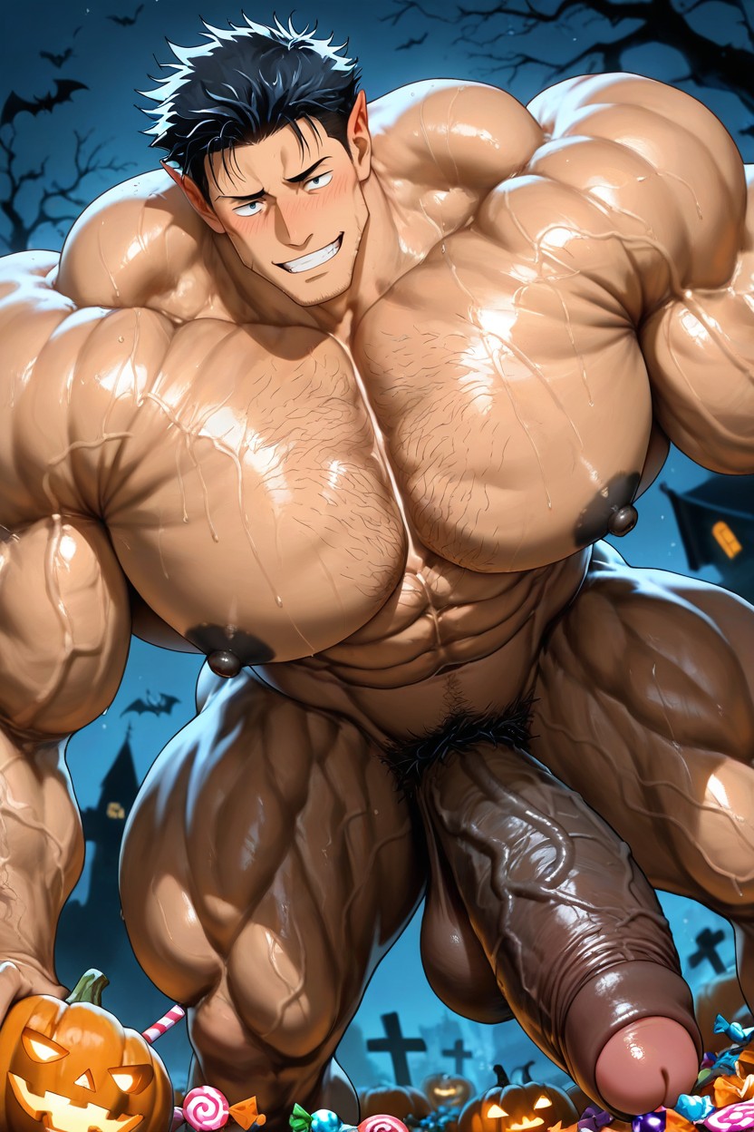 Oversized Muscles, Bubble Butt, Exquisite Tonal Range AI Gay Porn