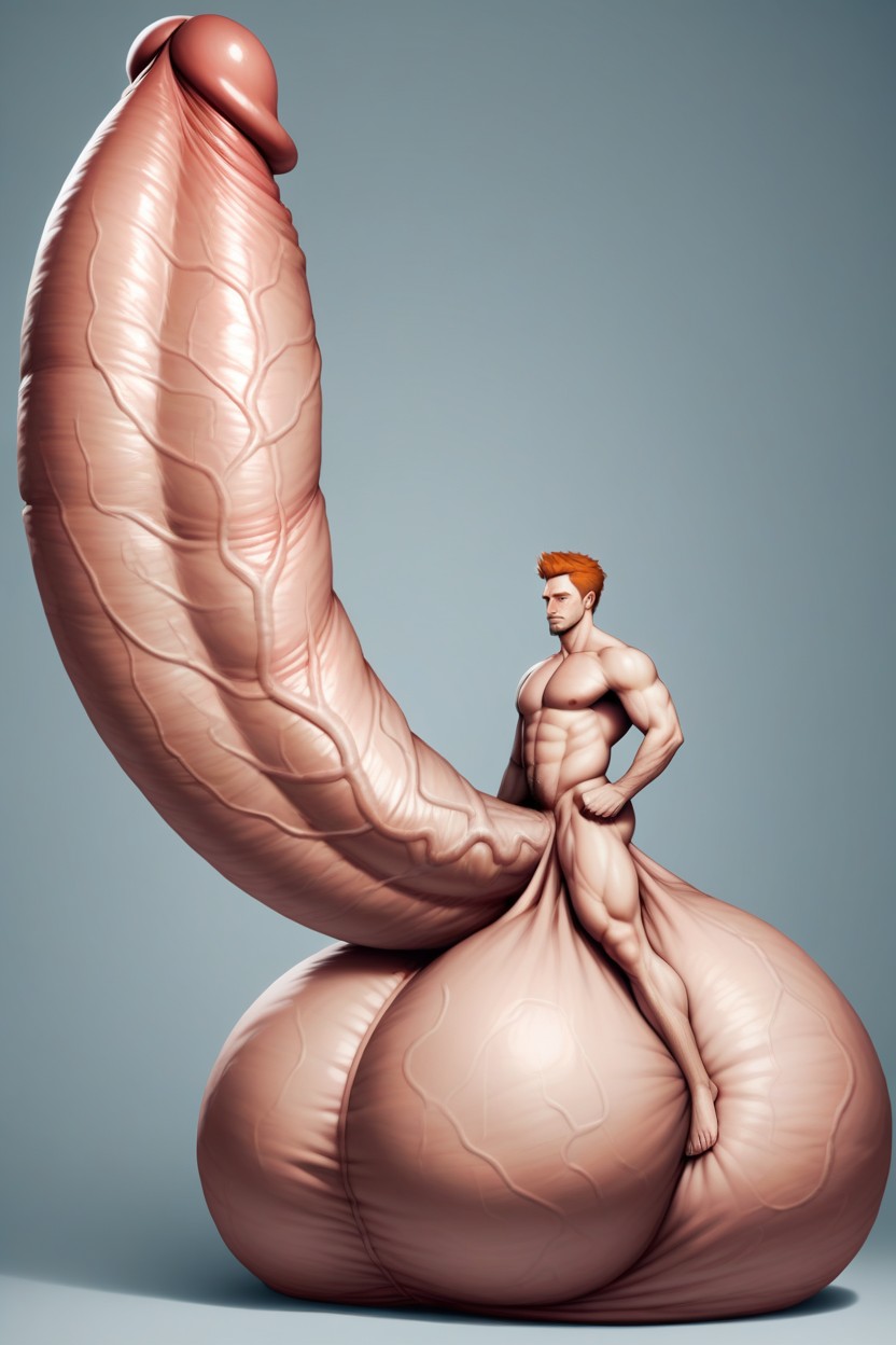 Massive Oversized Hyper Cock, Oversized Hyper Gigantic Penis, Extreme Hyper Testicles AI同性戀黃片