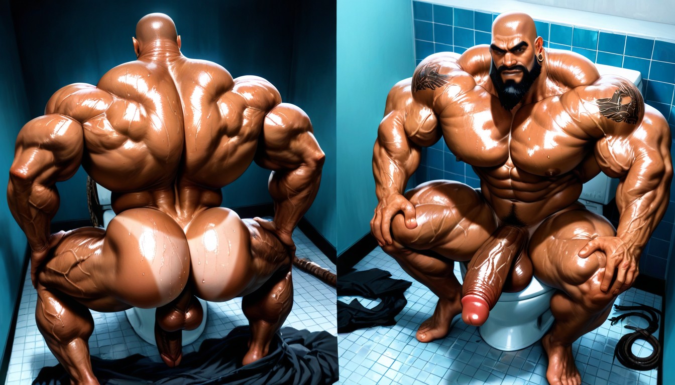 Long Strong Neck, Hands On Knees, Veiny Arms AI同性戀黃片