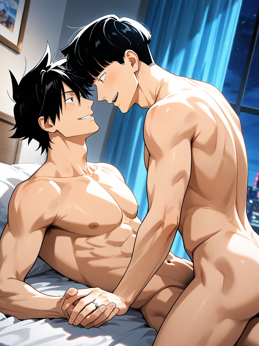 Holding Hands, Indoor, フィット ゲイAIポルノ