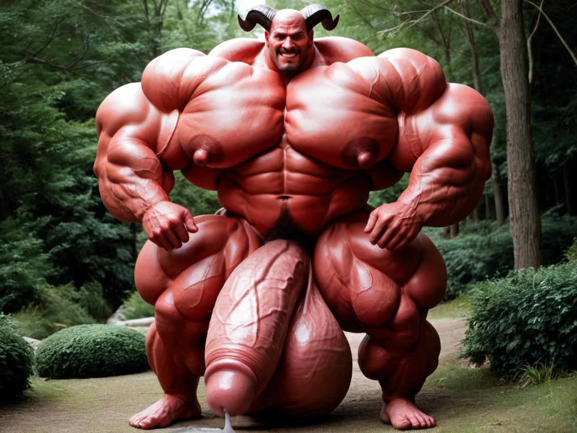 Penis Bigger Than Body, Massive Oversized Hyper Balls, Biggest Pumped Muscles Ai Have Ever Created AI Gay Porn