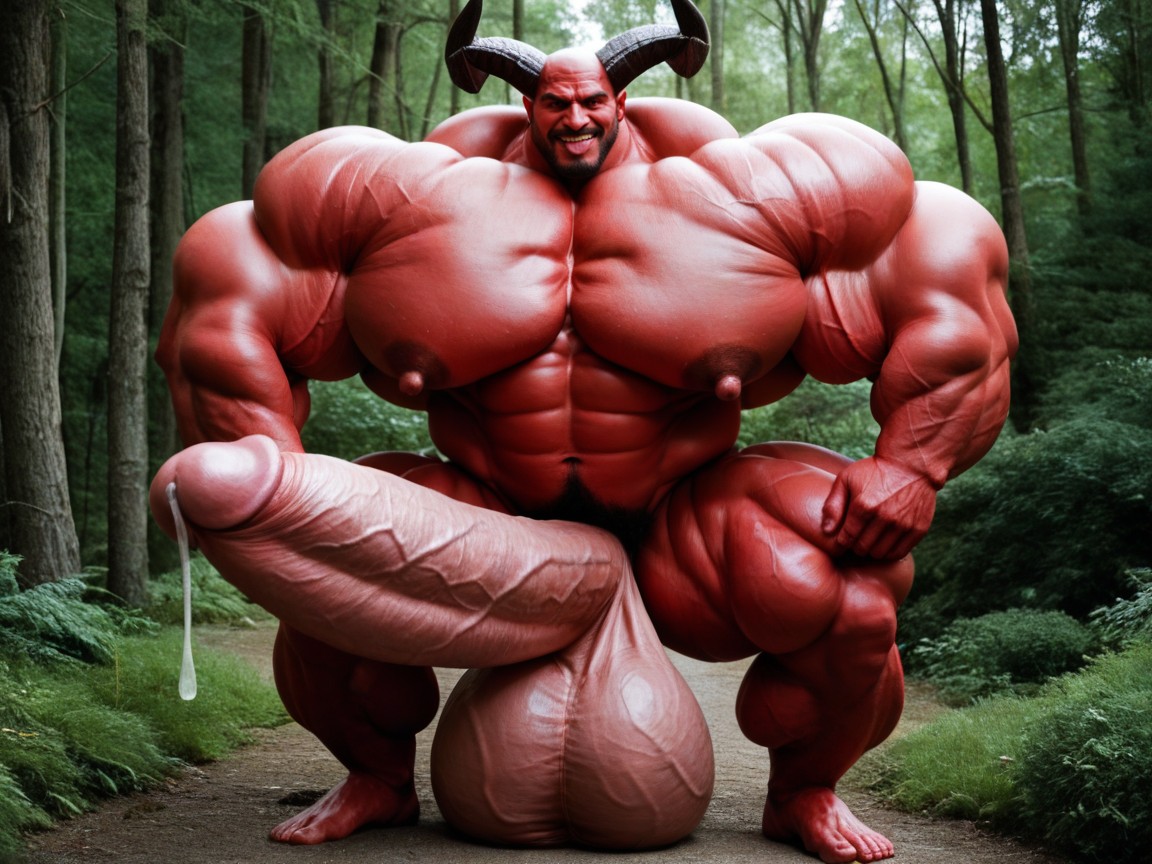 發騷, Hyper Massive Balls Hang, Insane Muscle Growth AI同性戀黃片