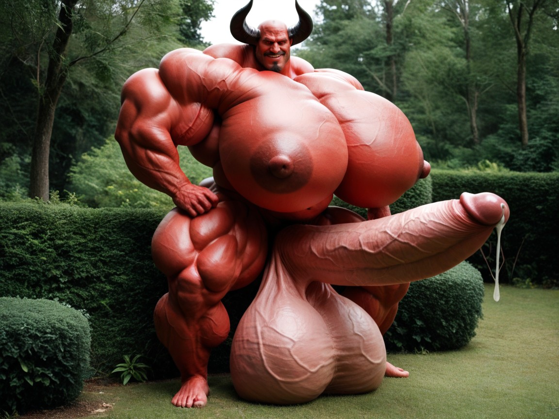 发骚, Obese, Hyper Puffy Nipples AI同性恋黄片