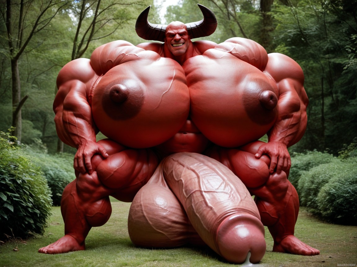Hyper Muscle, Extreme Hyper Cock, Impossibly Massive Muscles AI同性戀黃片