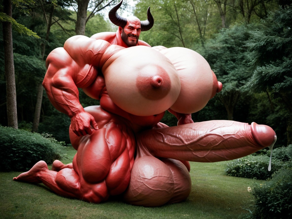 Massive Oversized Hyper Balls, Oversized Hyper Muscles, Hyper Puffy Cock AI同性戀黃片