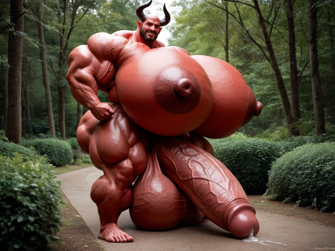 Cock Bigger Than Human, Insane Muscle Growth, Extreme Hyper Cock ゲイAIポルノ