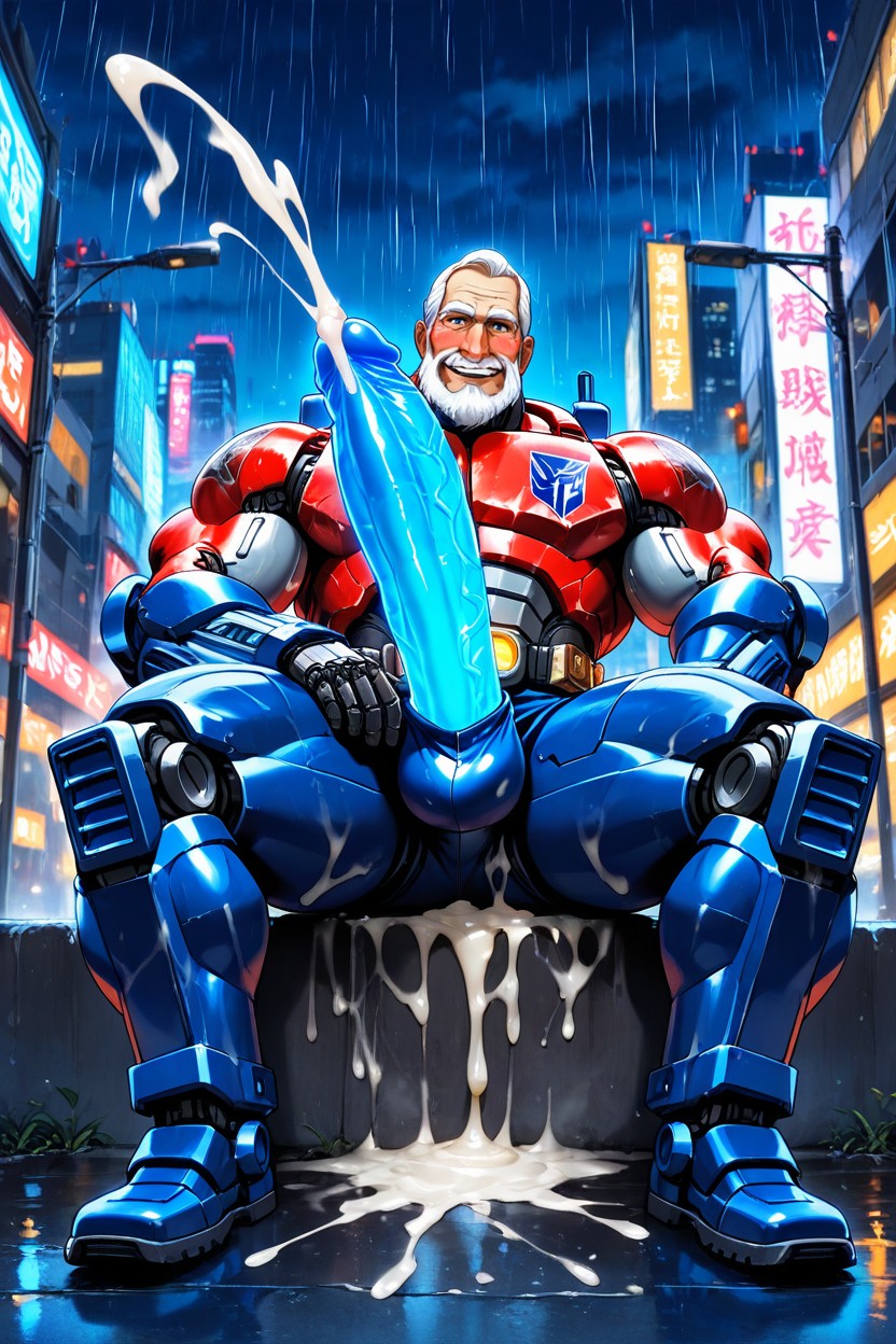Manly, Robot, Very Thic Cock AI同性恋黄片