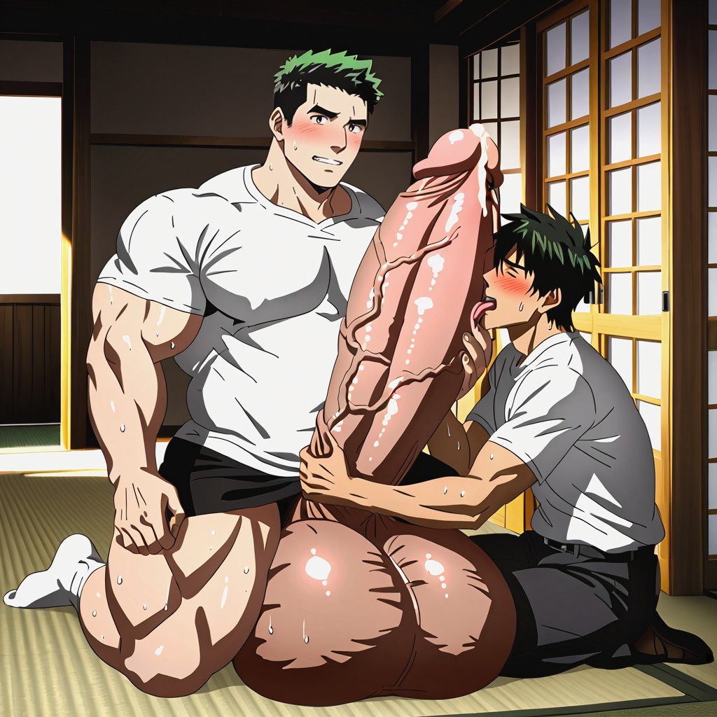 Hugging Cock, Male Harem, Helping Hand AI同性恋黄片