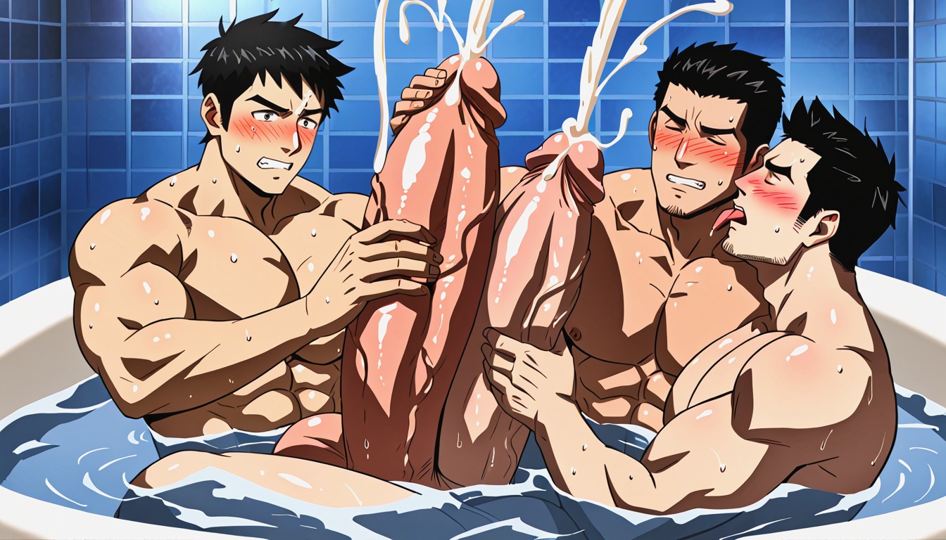 Sweaty, Hugging Cock, 團體照片 AI同性戀黃片