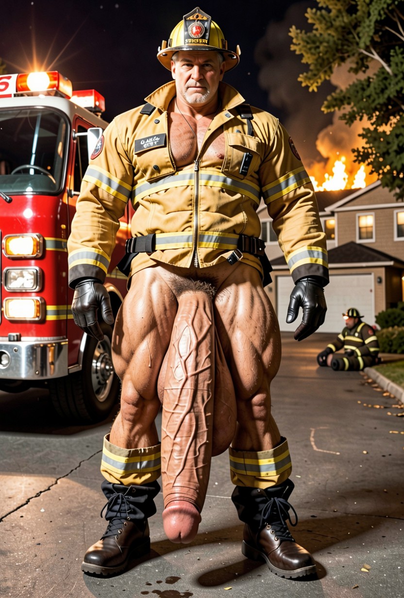 Bras Croisés, One Giant Tall Man, Cheveux Blond Porno IA Gay