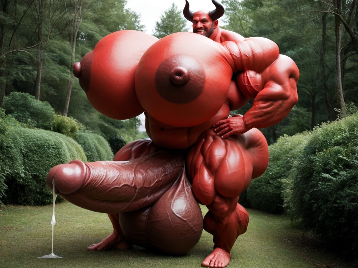 Insane Muscle Growth, 紅色眼睛, 紅色皮膚 AI同性戀黃片