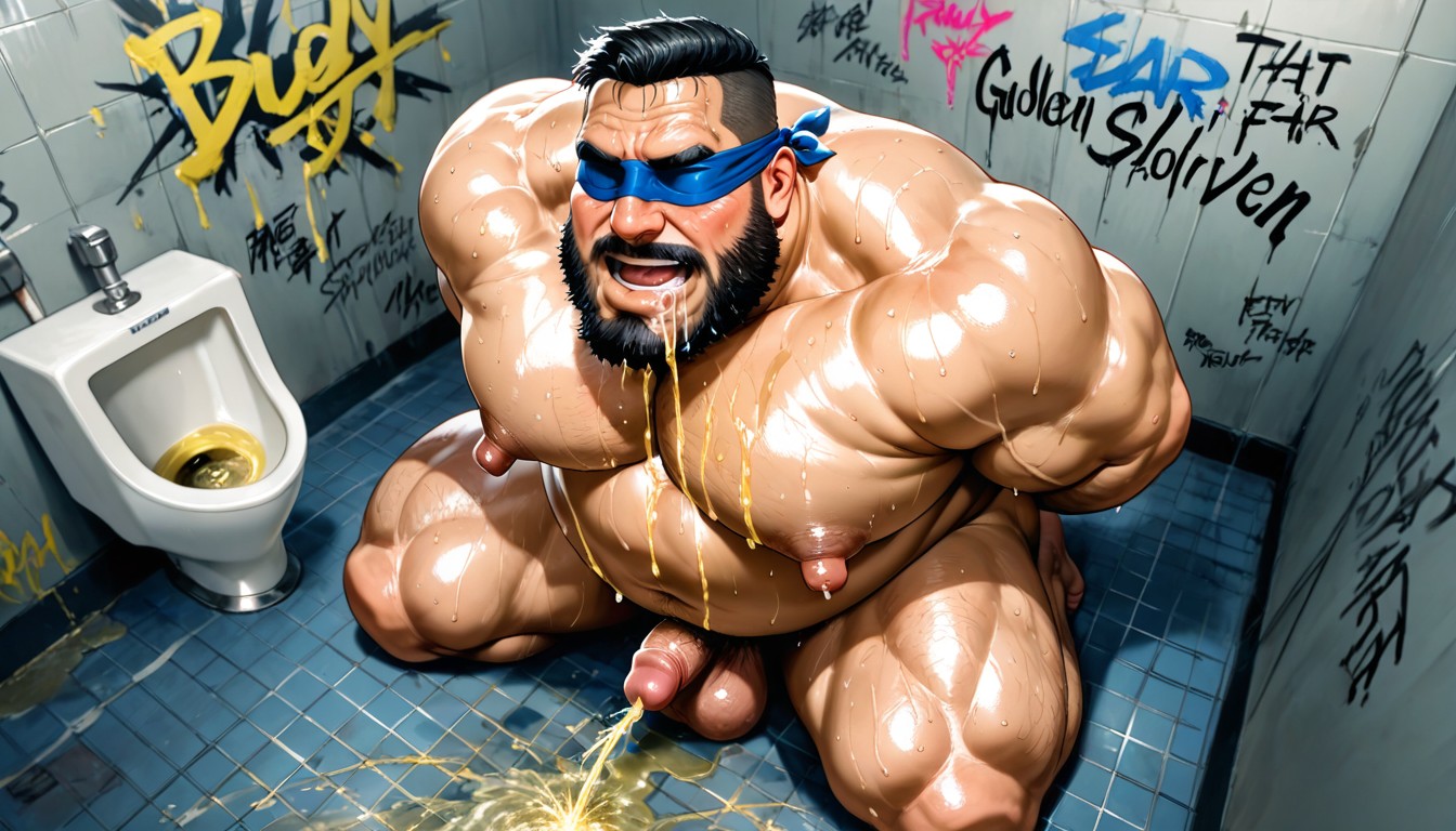Kneeling, Piss On Face, Daddy 게이 AI 포르노